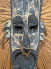 Papua New Guinea Black Water Lakes Spirit Mask 26      x9    Hand Carved Wooden Mask
