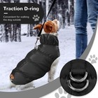 Winter Warm Dog Jacket For Small Medium Dogs Cat Cold Weather Coats With Harness