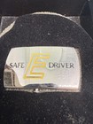 Zippo Solid Brass Belt Buckle    safe Driver    1993 Made In Usa Trucking Award