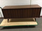 Vintage Zenith Stereophonic Stereo Console- Mid Century Modern Louvered Speakers