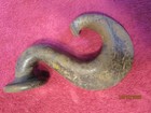 Vintage Restoration Hardware  X-large Cast Iron Tow Farm Barn Hook 3 5 Lb 