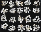 Antique Vintage Mop Shank Buttons With Cotter Pins Huge Lot 200 - Uniform Sizes