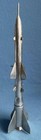 Metal Model Rocket aluminum vintage Ussr space soviet rare 