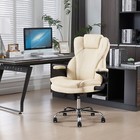 Big And Tall Office Chair Reclining High Back Leather Computer Chair