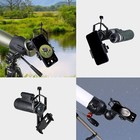 Large Telescope Phone Mount  Metal Phone Adapter For Spotting Scope  Monocula   