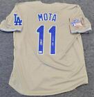Manny Mota  1981 Wsc  Signed Dodgers 81 World Series Jersey  bas Beckett Witness