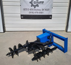 New Skid Steer Hydraulic Auger Attachment Post Hole Digger Bobcat Cat 30 Gpm
