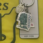Masters Golf Keychain Chrome Map Logo Augusta National 2025 Pga New