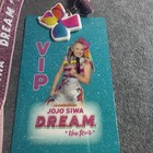 Jojo Siwa Dream The Tour Vip Limited Edition Pass And Lanyard 