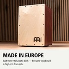 Meinl Percussion Cajon Wooden Sit On Box Drum Dual Snare Bass Acoustic Box