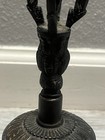 Vintage Tibetan Buddhist Bronze Bell With Vajra Handle