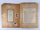 Antique Victorian Edwardian Scrapbook Poetry Clippings Die Cuts Ephemera Album