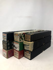 Lot Of 9 Blues Jazz Hymns Marches Variety Piano Rolls With Original Qrs Boxes