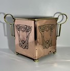 Extremely Rare Carl Deffner Art Nouveau Copper Wine Cooler  c 1890 