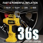 Cordless Tire Inflator Portable Air Compressor Tire Pump For Dewalt 20v Battery