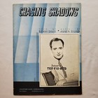 Chasing Shadows 1935 Sheet Music Piano Guitar Vocal Ted Fiorito Benny Davis Vtg