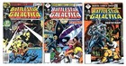 Battlestar Galactica  1   2   3 1979 Marvel Comics Newsstand Whitman Set Lot Vf 