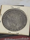 1877 Uruguay 50 Centesimos  900 Fine Silver Coin
