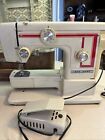 Vintage Janome New Home Sewing Machine 791 Fa Pedal Stand Carrying Case Tested 