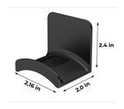 2 Pcs Universal Headphone Stand Adhensive Plastic Wall Mount Hanger Under Desk