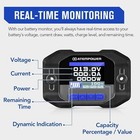 12v 100a Battery Monitor With Shunt Wire 12v Battery High Low Voltage Rv Battery