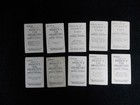 A108 Lot Of 10 Ogdens Tabs Cigarette Cards Early 1900s