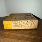 Vintage Nos 1950s 1960s Mcm Hallmark Party Napkins 40 Count In Original Box