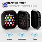 Apple Watch Screen Protector 2 Pack 42mm Anti Spy Tempered Glass Bumper Case