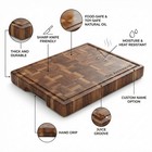 Solid Wood End Grain Walnut Cutting Board  Thick Charcuterie Chopping Block