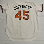 Game Worn Rocky Coppinger Bowie Baysox 1995 Milb Jersey Used Vintage White Sz 48