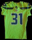 Deejay Dallas Seahawks Action Green Game Worn Used Jersey Vs Rams 10 07 2021 Coa