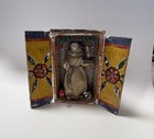 Retablo Santo Figure Nicho Antique Saint Spanish Colonial Religious Folk Art