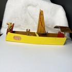 Vtg Antique Original Wood Boat  Folk Art  Old Primitive One Of A Kind 