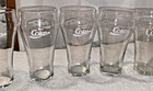 Coca Cola Drinking Glasses White Lettering  enjoy Coke   1970s Vintage Lot Of 5