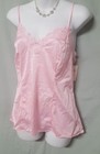 Ventura Pink Green Blue  Camisole Top Vintage Style Nylon Size  1x 2x  3x