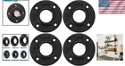 1 Inch Black Pipe Flange 4 Pack Malleable Iron Diy Furniture Shelving Industr   