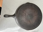 Vintage 1940s Wagner Ware  12    b    Unmarked 14 Inch Cast Iron Skillet Wagner