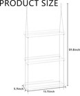 Hyuetrsa Acrylic Plant Shelves For Windows  3tier Clear Matte Hanging Window    
