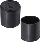 Bonsicoky 20pcs Round Rubber Furniture Leg Caps 1-1 4  32mm Vinyl Flexible Chair