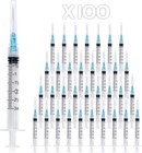 100 Pack 3ml Syringes 23g  1 0 Inch Luer Lock Syringe Individually Packag
