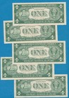 5- 1 00 1935-h Series  Consecutive Choice New Silver Certificates Dealers Lot