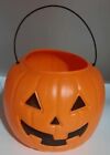8  Jack O Lantern Blow Mold Pumpkin Trick Or Treat Candy Pail Retro Vintage Type