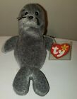 Ty Beanie Baby - Slippery The Seal  7 Inch  New  Mwmts Plush Stuffed Animal Toy