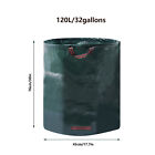3pcs Garden Waste Bags 32 Gallon Reusable Yard Leaf Lawn Trash Waste Bags