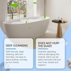 6x Splash Foam Toilet Bowl Cleaner  Foaming Toilet Cleaner  Bowl Powder Cleaning