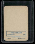 1970 Topps Football Joe Namath 29 New York Jets Glossy Hof