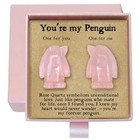 You re My Penguin Valentine s Day Gift     Rose Quartz Penguin For Loved One  