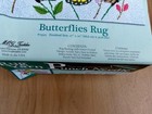 Mcg Textiles Rug Yarn Punch Needle Butterflies Rug Kit 27 X 20 Nib
