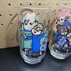 Vintage Alvin And The Chipmunks  2 simon    1 chipettes 1985 Hardees Glass - Lot