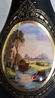 Pr Porcelain Vases  Neoclassical  Vieux Old Paris  Pompeian Red  Matte Black 13 